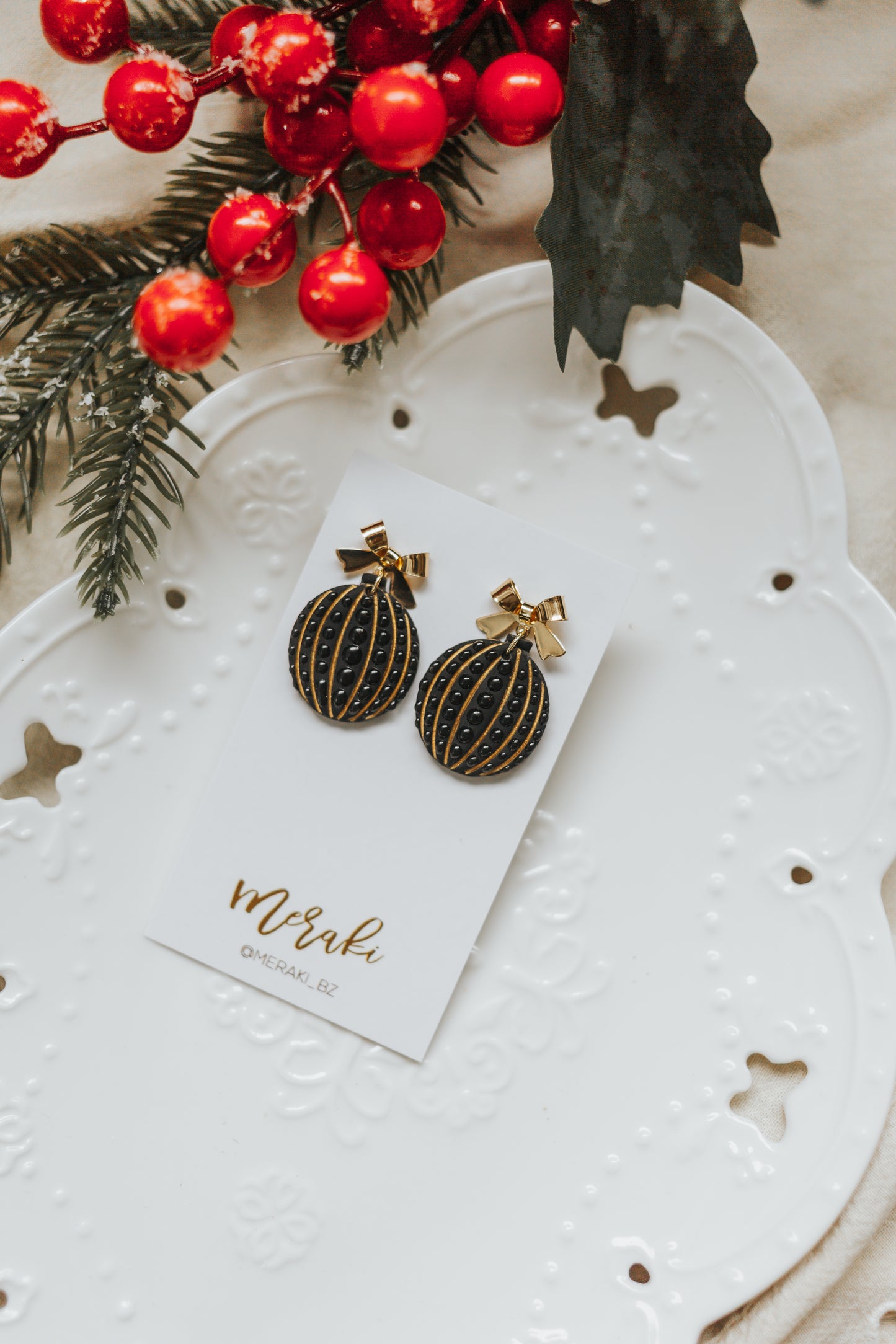 Black & Gold ornament