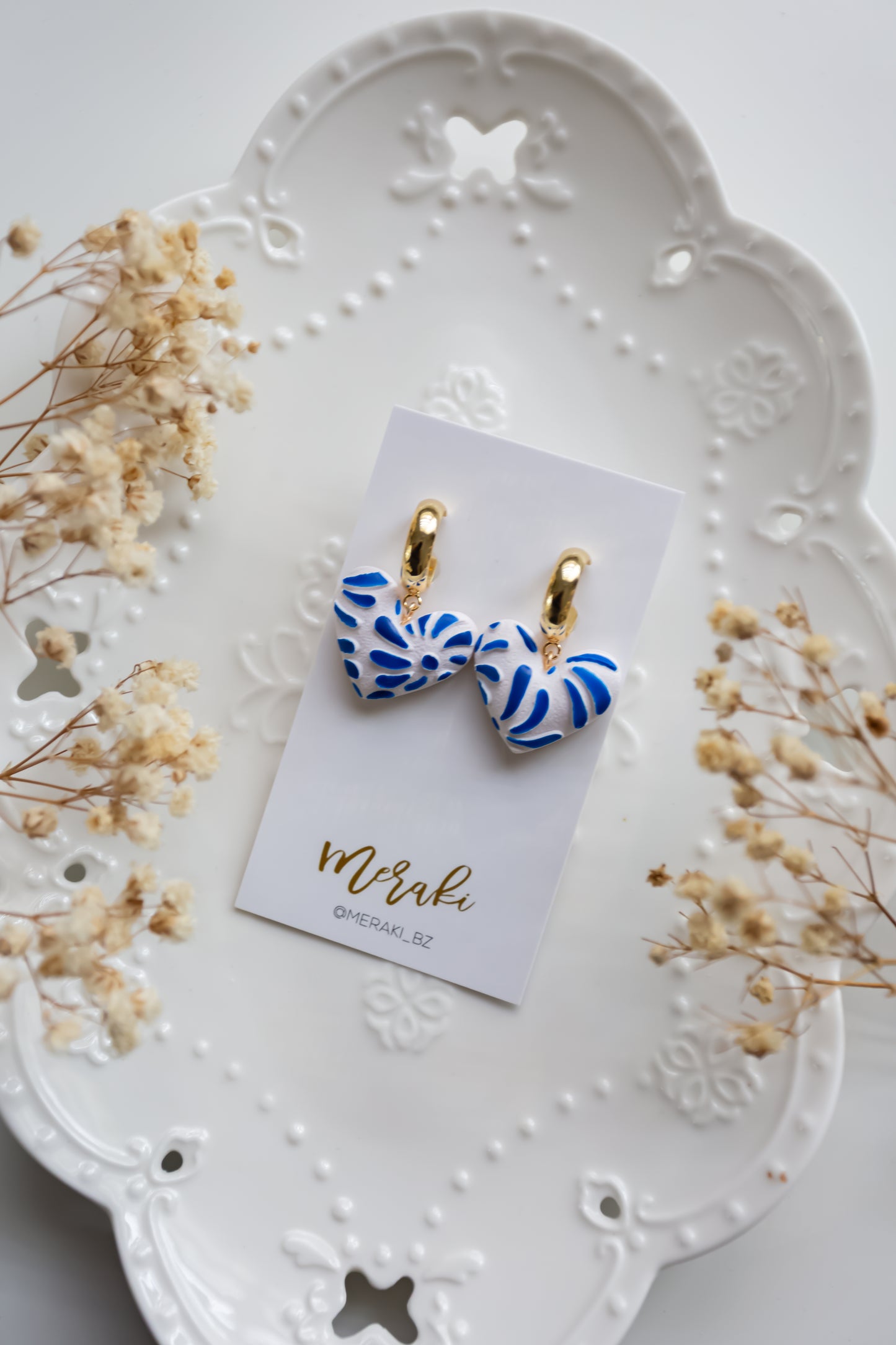 Talavera Heart (Blue)