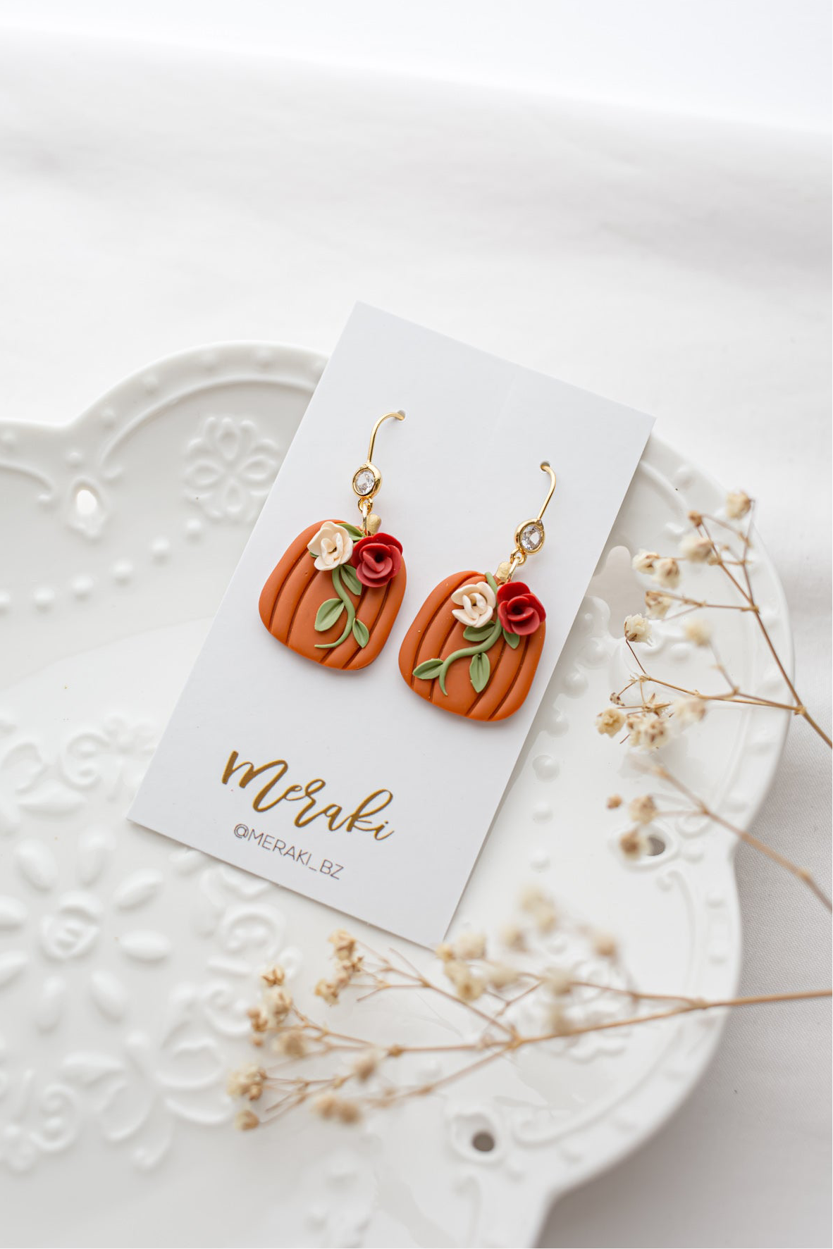 Floral pumpkin (hook)