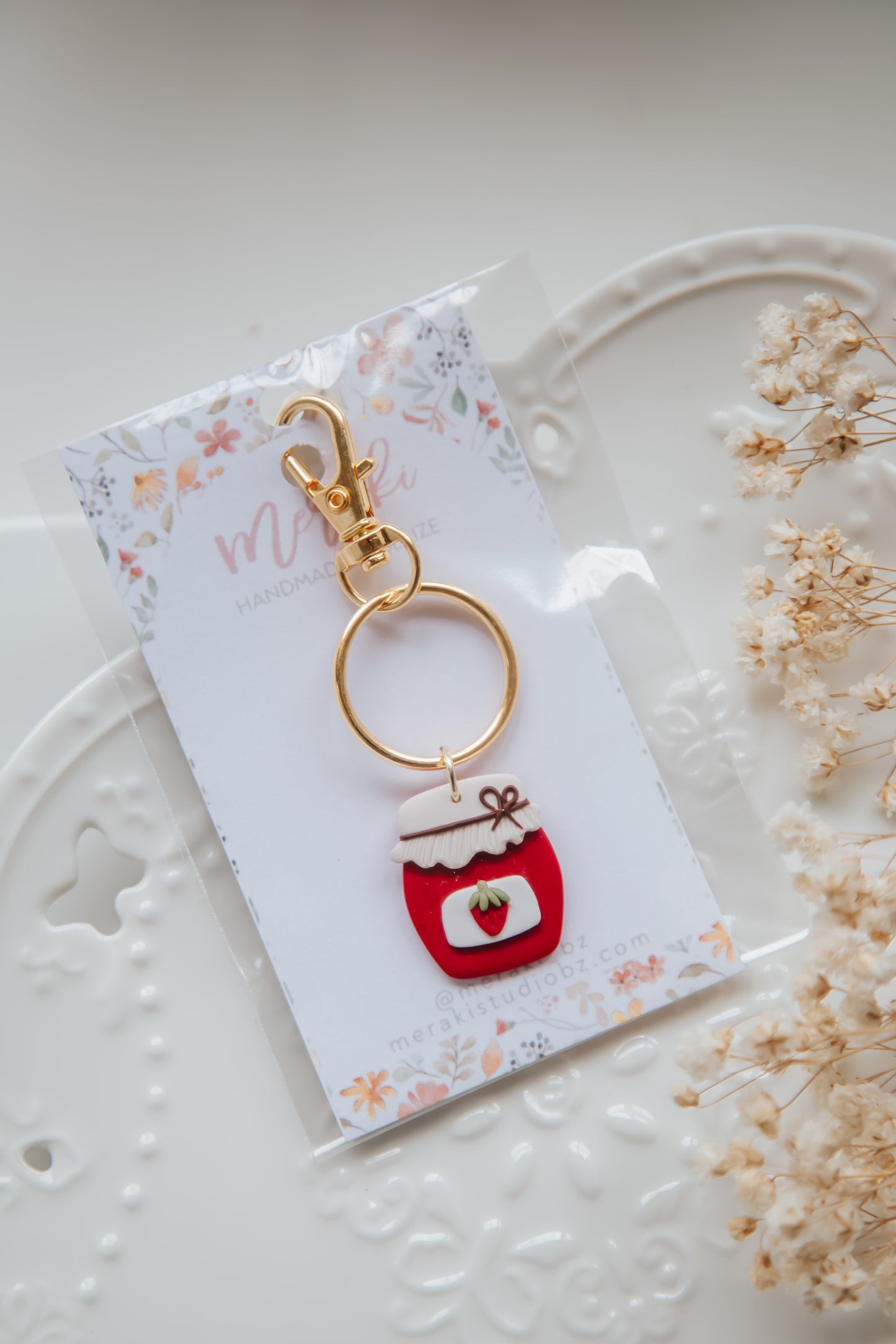 Jam Jar Keychain