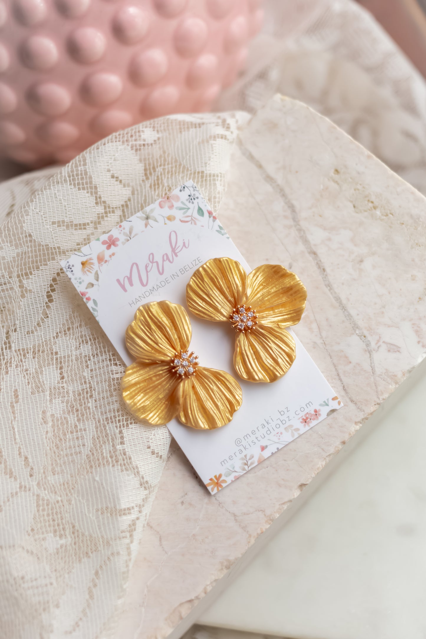 Gold Half Floral