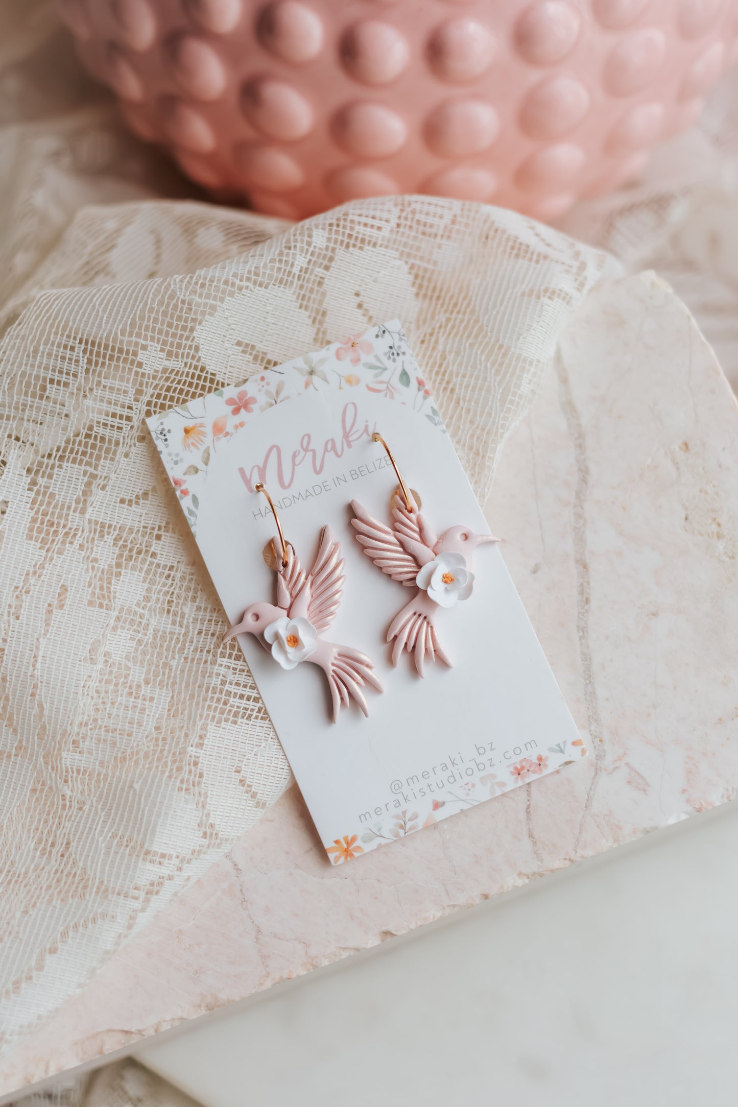 Pink Humming Birds