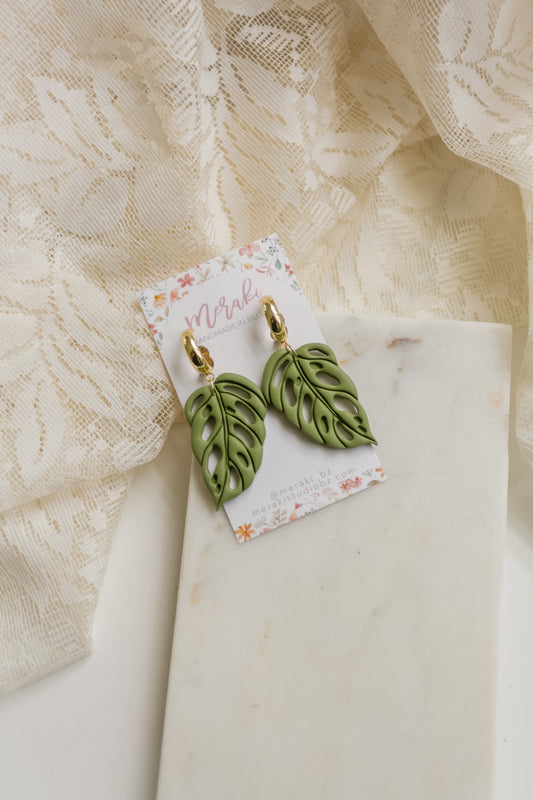Tropical Leaf (olive color)