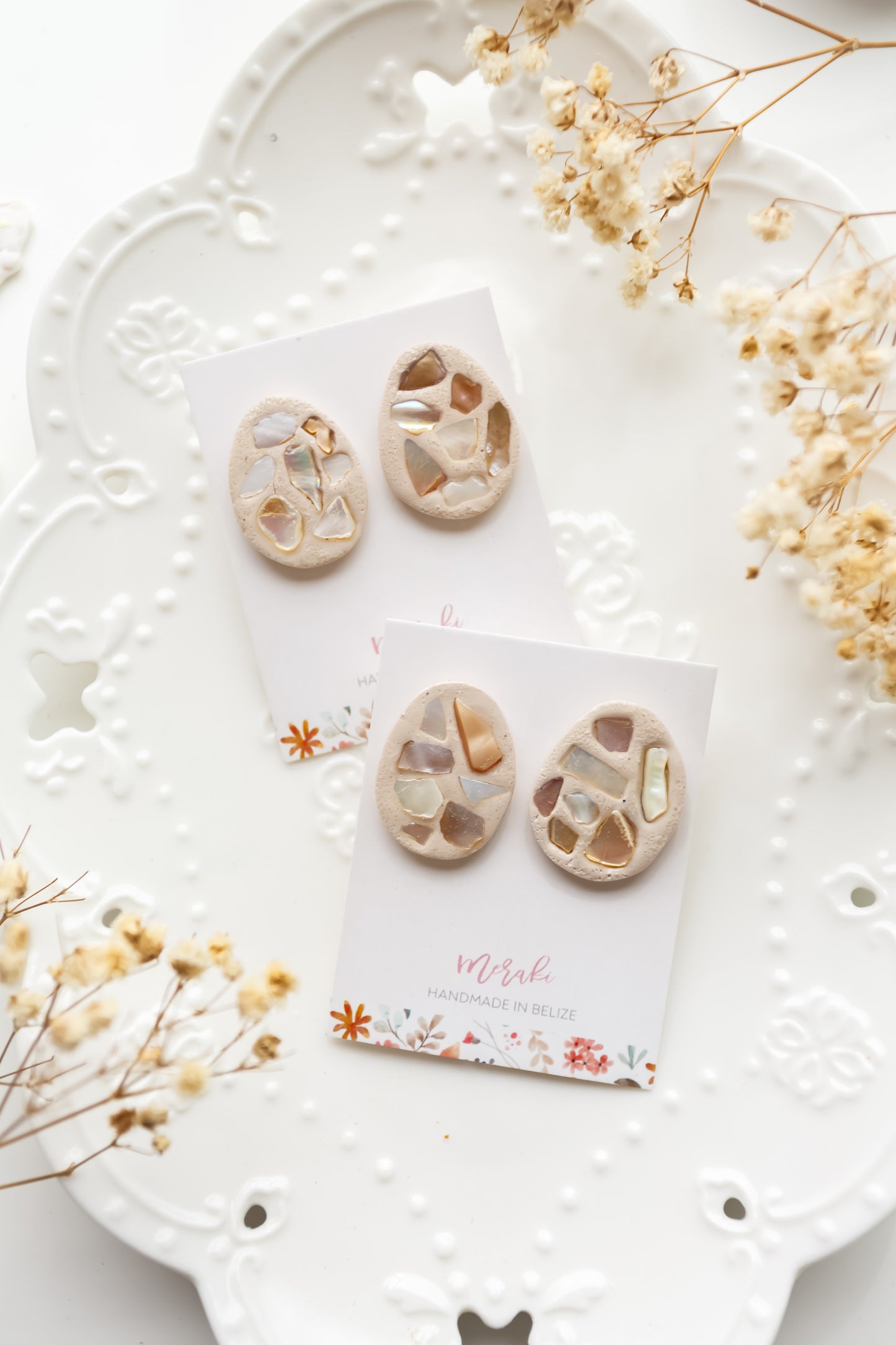 Abalone Organic Studs