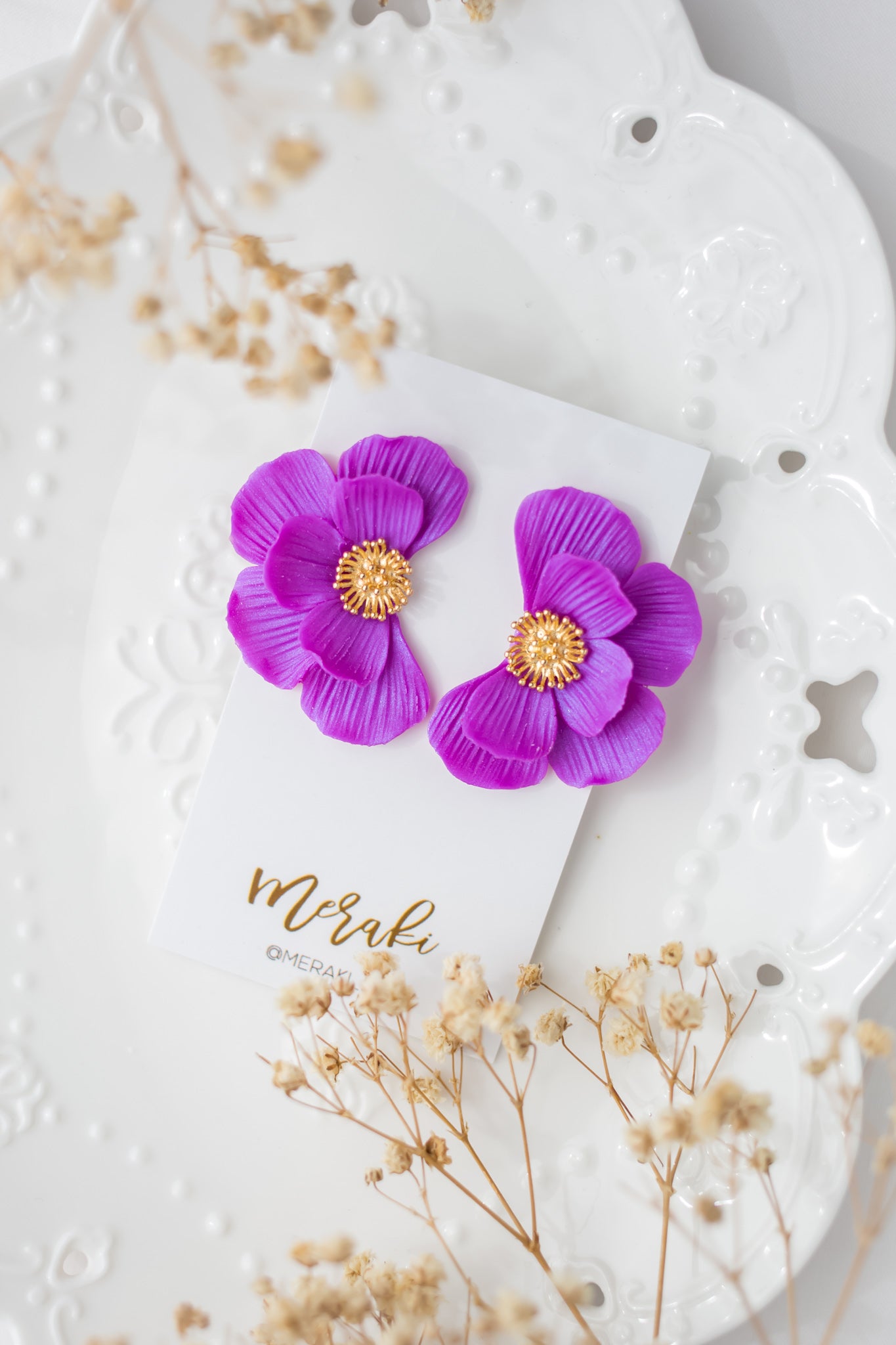 Half flora (pearl purple)