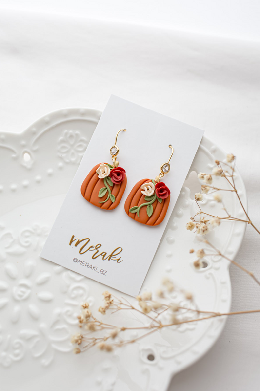 Floral pumpkin (hook)