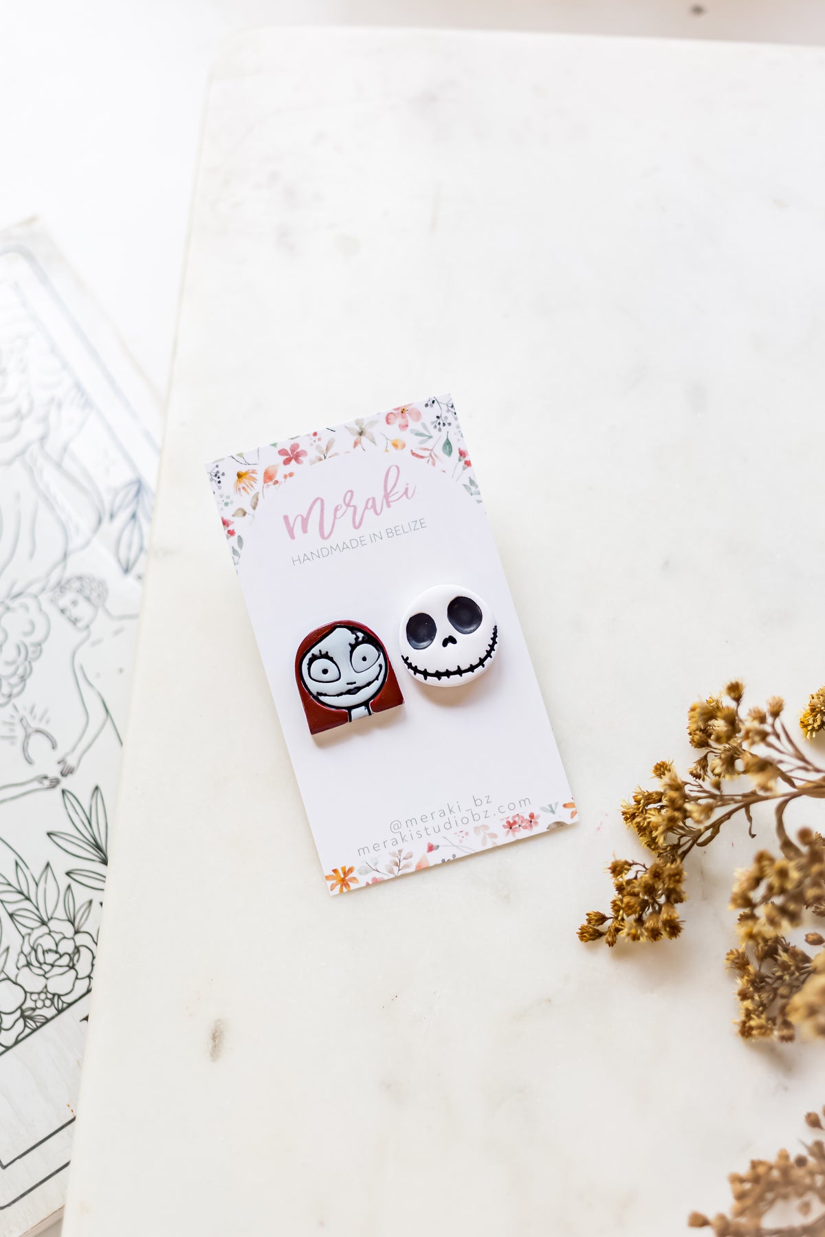 Jack & Sally Studs