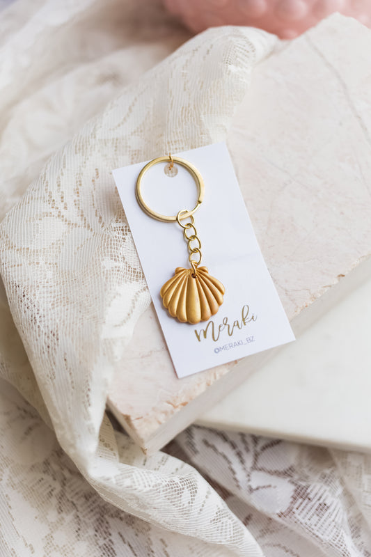Sea shell Keychain