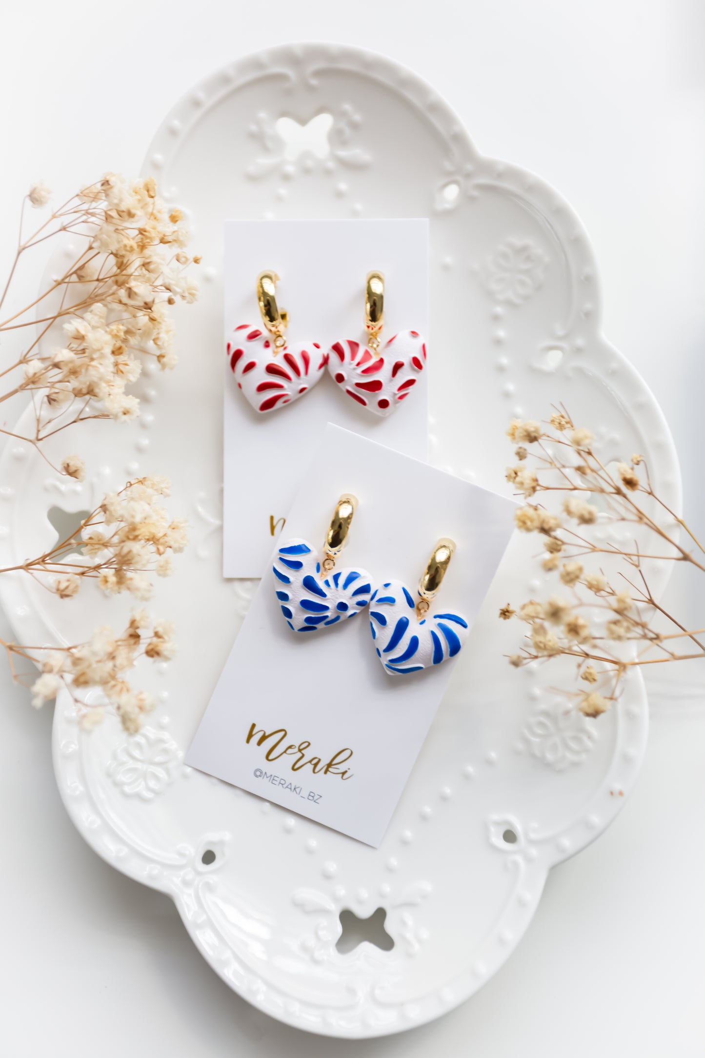 Talavera Heart (Blue)