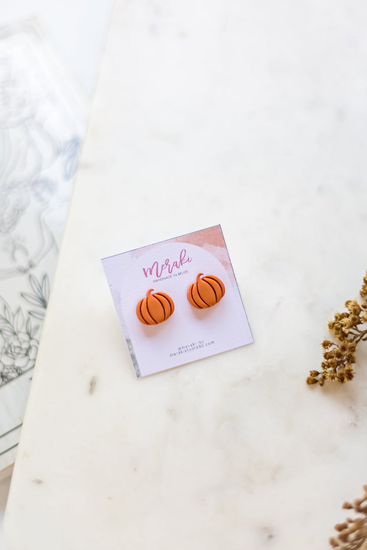 Pumpkin Mini studs