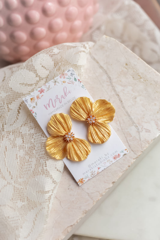 Gold Half Floral