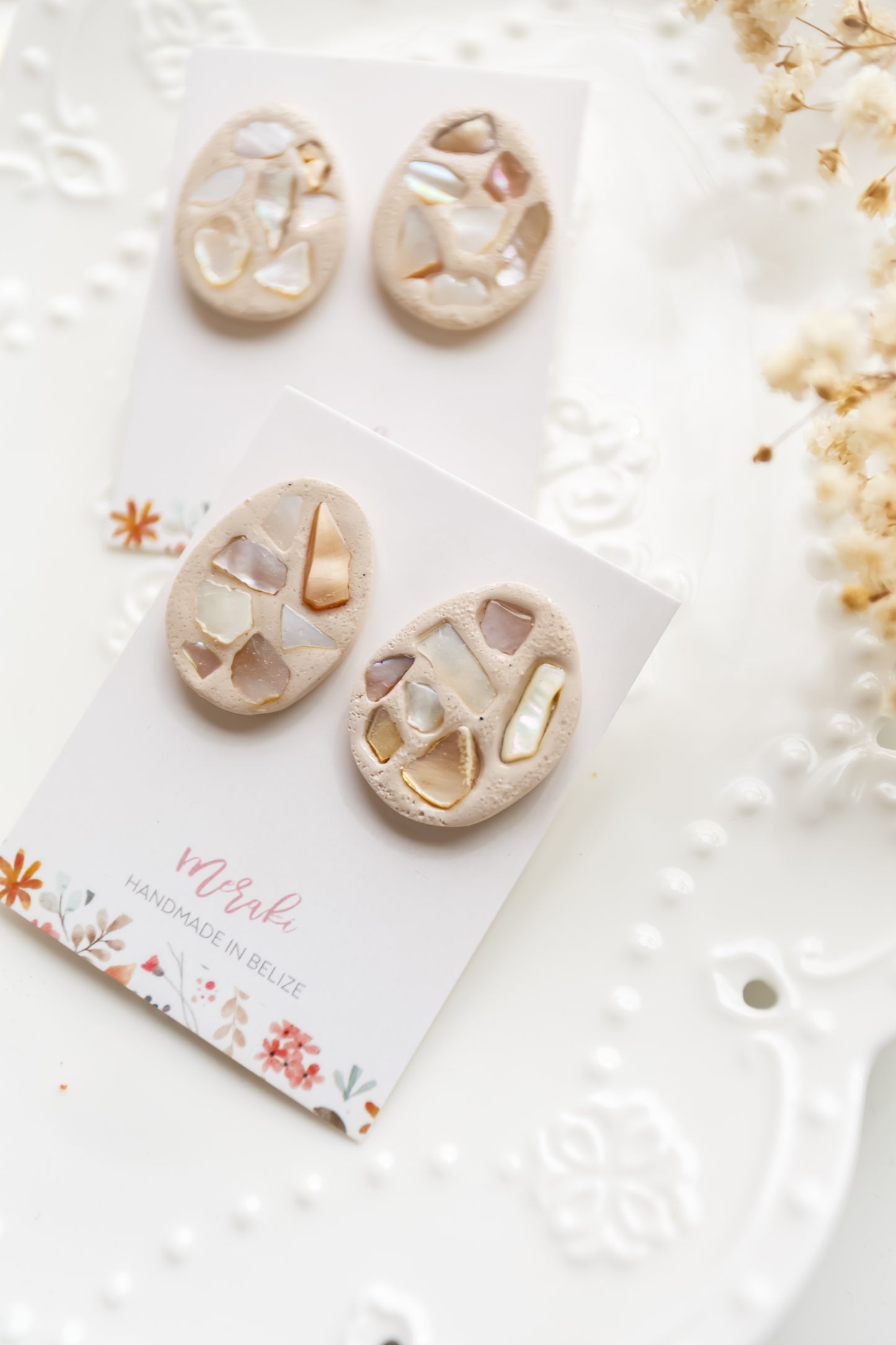 Abalone Organic Studs