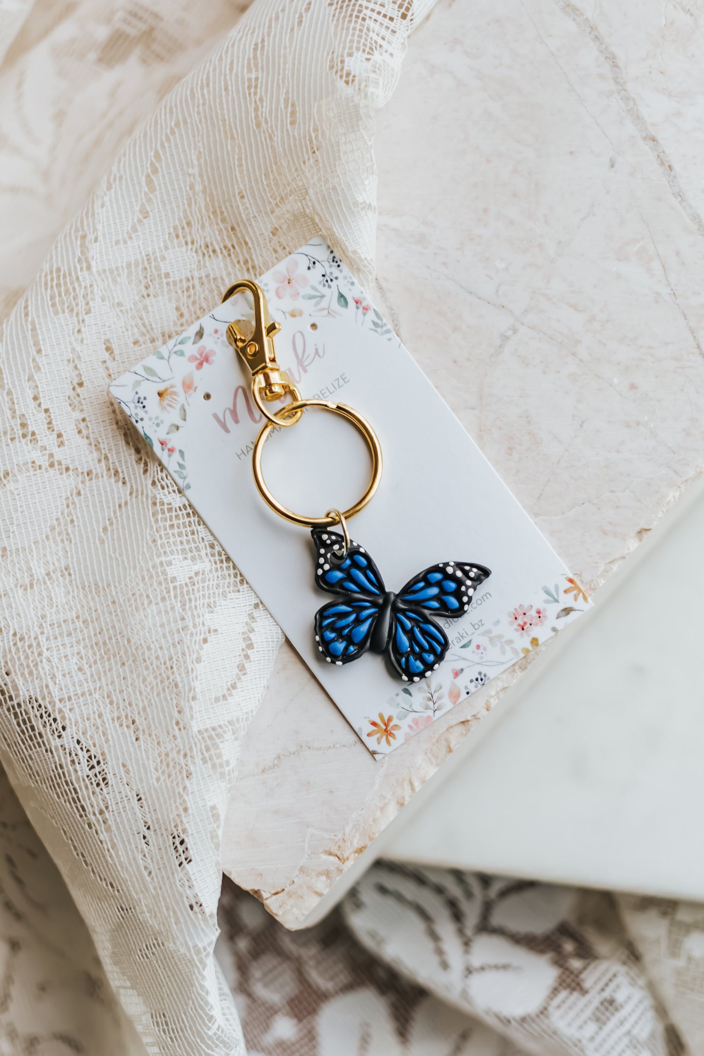 Morpho Keychain