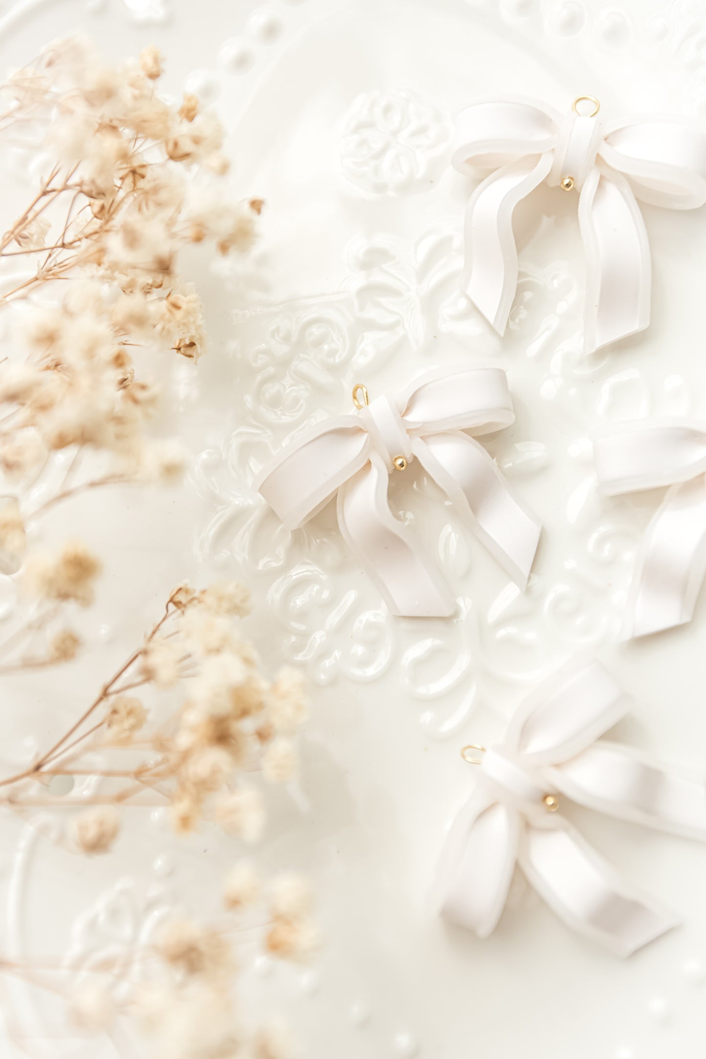 White Sheer Bow