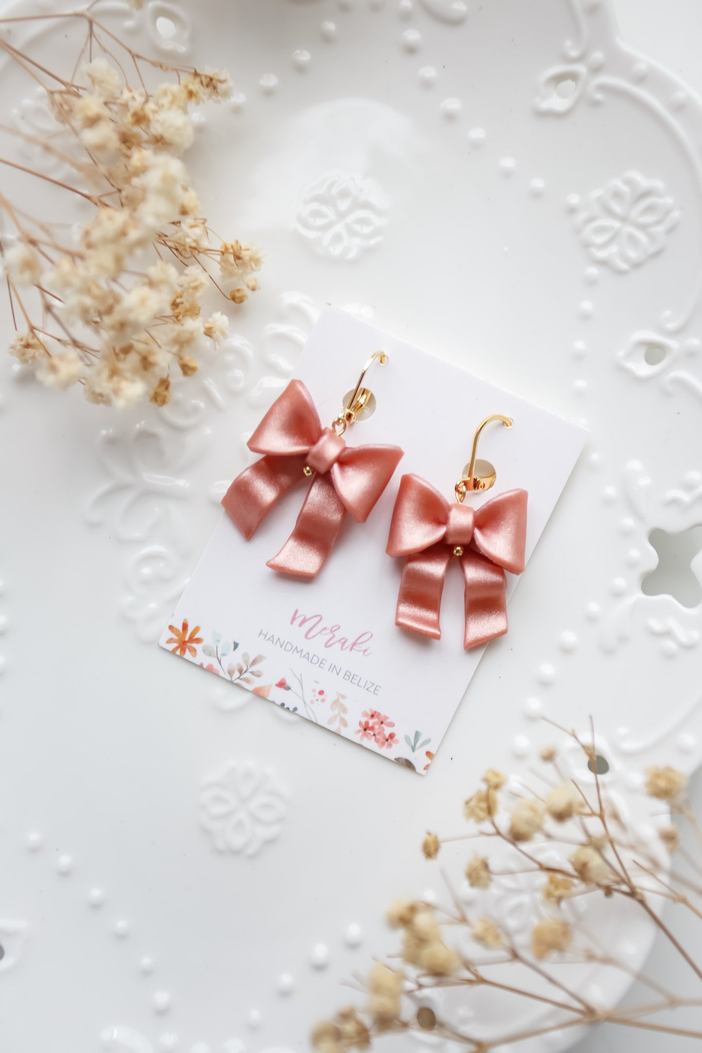 Pink bow