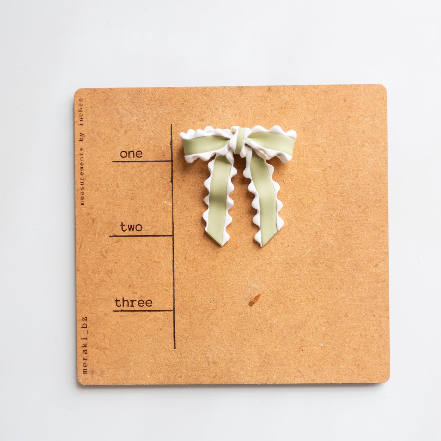 Vintage Green Bow
