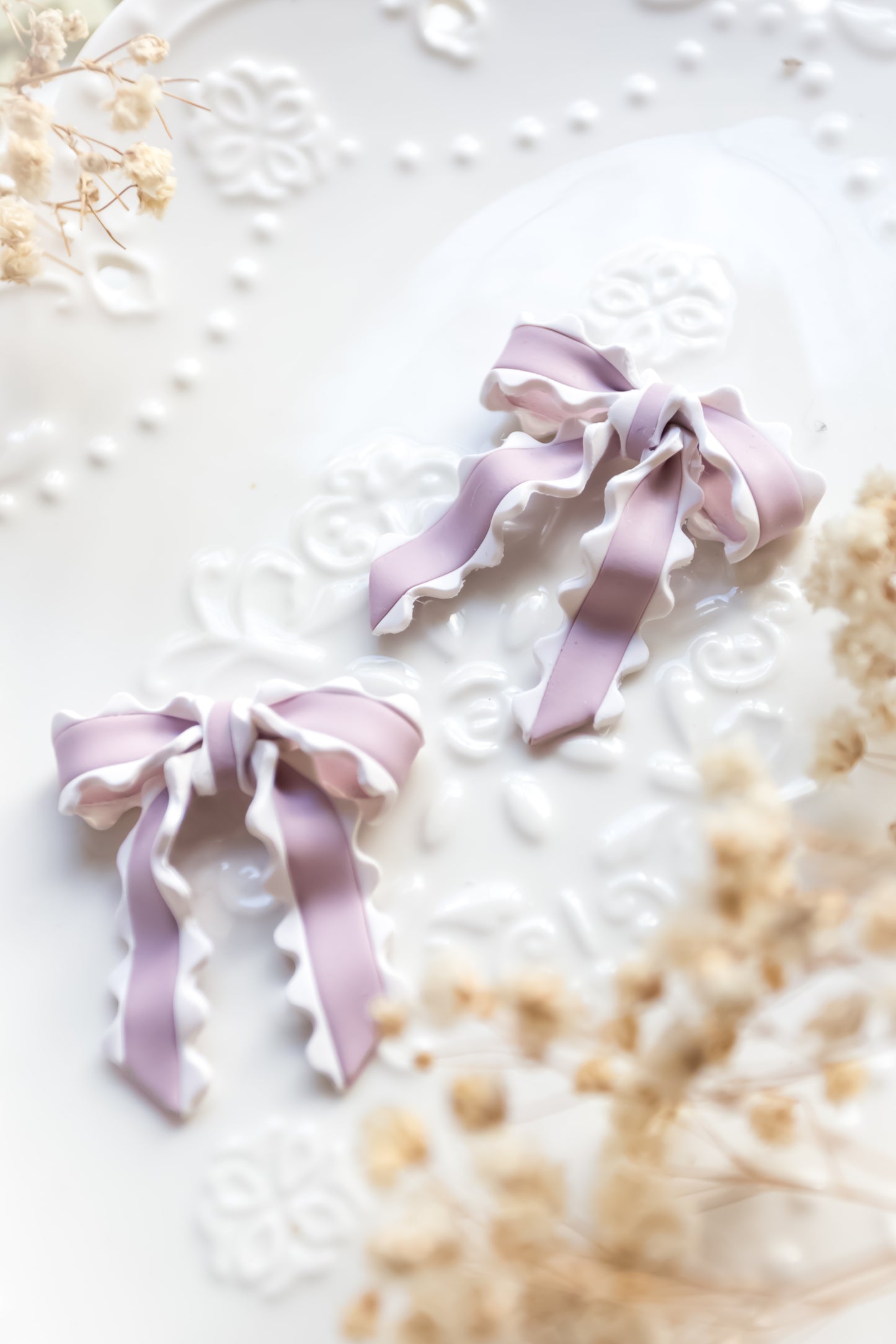 Vintage Purple Bow