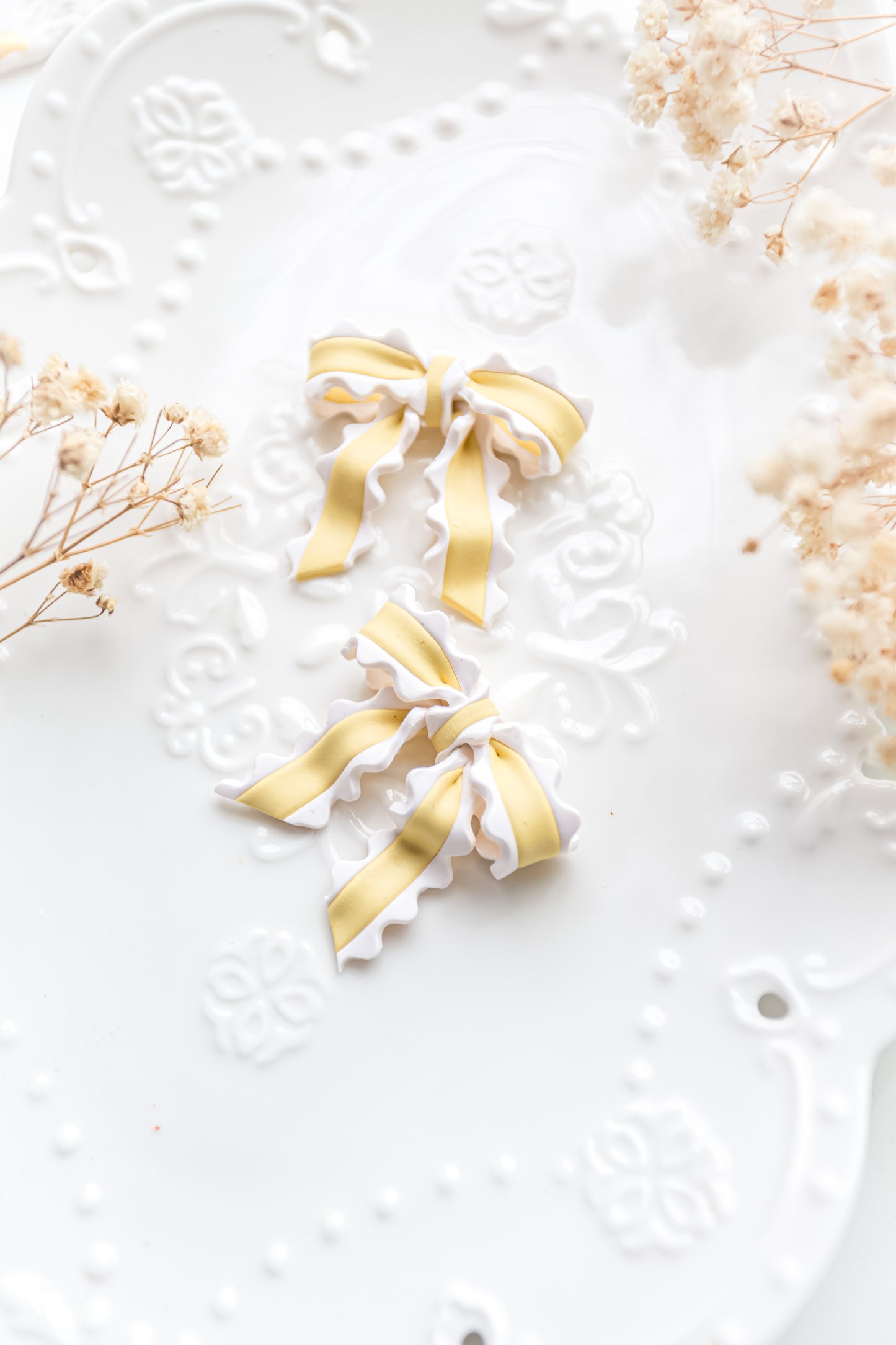 Yellow Vintage Bow