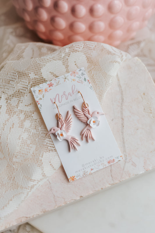 Pink Humming Birds