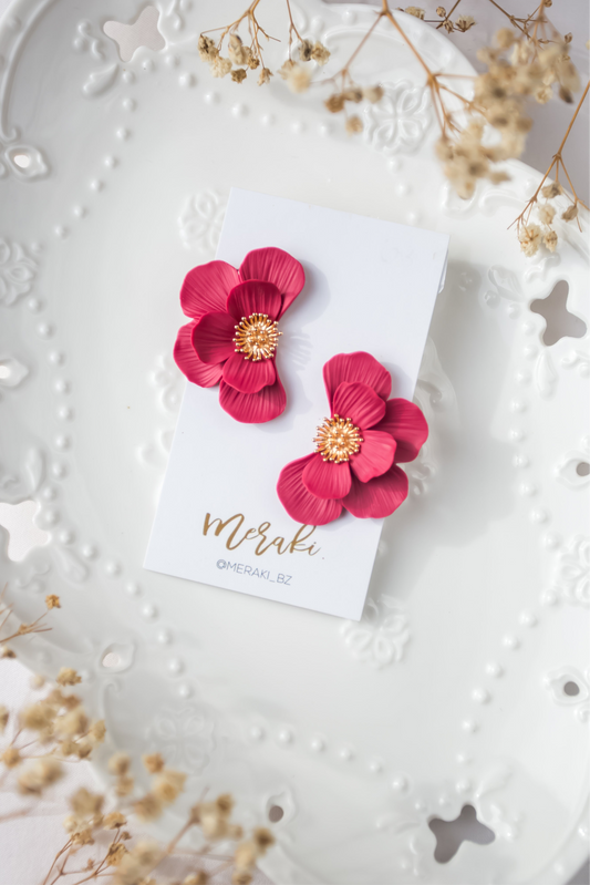 Half flora (hot pink)